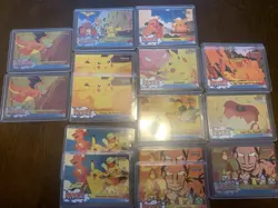Pokemon Pikachu's Vacation Blue Label Topps Cards LOT OF 16 - Image 1