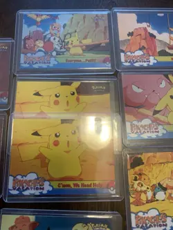 Pokemon Pikachu's Vacation Blue Label Topps Cards LOT OF 16 - Image 3