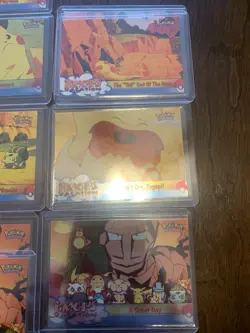 Pokemon Pikachu's Vacation Blue Label Topps Cards LOT OF 16 - Image 5