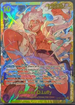 Monkey D Luffy OP05-119 SEC ONE PIECE Card Game OP-05 English TCG - Image 1