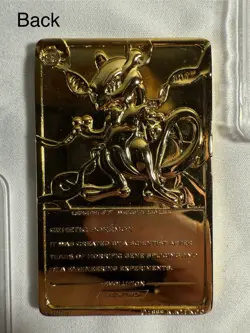 Pokemon 1999 Burger King Cards 23K Gold-Plated, Set of 3 Mewtwo Togepi Polywhirl - Image 5