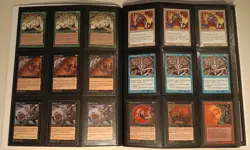 Vintage MTG Magic the Gathering 360 Card Binder Collection Unlimited to Urza's - Image 3