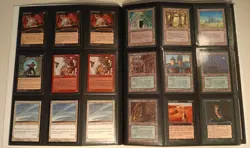 Vintage MTG Magic the Gathering 360 Card Binder Collection Unlimited to Urza's - Image 4