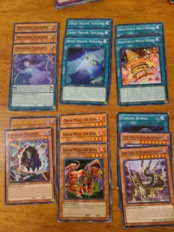 Yugioh Nemleria Gren Maju Deck 40 Cards Dreaming Orochi Defendr Oreiller Couette - Image 3