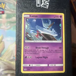Pokemon TCG Latios SM88 Black Star Promo Card Light Play Condition - Image 1