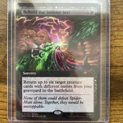 MTG Behold The Sinister Six! Magic Spider-Man Promo Card Foil Pax West 2025 - Image 3