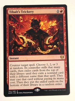 Tibalt's Trickery - 163/285 - Kaldheim - Near Mint - Rare - MTG Card_3 - Image 1