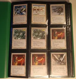 Vintage MTG Magic the Gathering All Rare Card Binder Collection Reserved List - Image 1