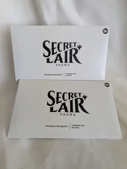 (2) Magic FOIL Deadeye Navigator Promo Card - Secret Lair Sealed New Mtg - Image 1