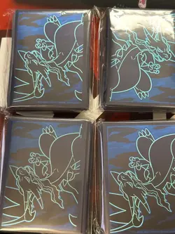 Lot of 4 Packs Charizard Card 65 Sleeves Pokemon Phantasmal Flames ETB New - Image 1