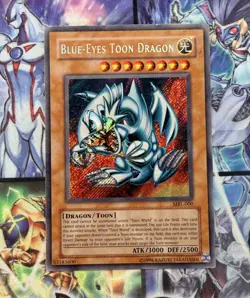 Yu-Gi-Oh TCG Blue-Eyes Toon Dragon MRL-000 Unlimited Secret Rare Card - Image 1