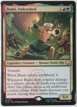 Bumi, Unleashed #211 M Non-Foil NEW MTG TLA - Image 1