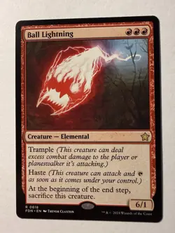 Ball Lightning 0618 | Magic the Gathering MTG | Foundations | Rare | NM - Image 1