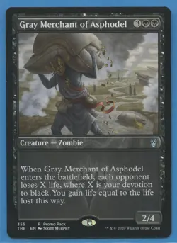 MTG: PROMO PACK: Theros: Beyond Death: Gray Merchant of Asphodel - Image 1
