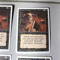Demonic Tutor MTG Magic the Gathering Revised 1993 - Image 4