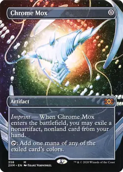 Chrome Mox (Borderless) Double Masters Foil #358 - Image 1