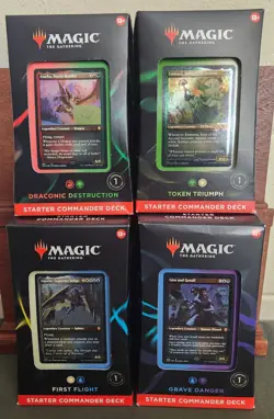 Magic The Gathering Starter Commander Deck 2022 Lot of 4 Sealed Decks MTG - Image 1