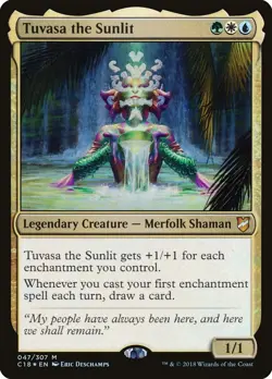 Tuvasa the Sunlit 47 LP Foil Commander 2018 MTG EN - Image 1