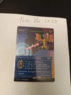 Fierce Guardianship Rainbow Foil Secret Lair Drop Series, Near Mint Condition - Image 2