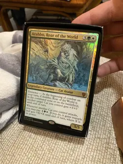 Feline Ferocity Pre Con Deck Arahbo, Roar Of The World Commander Deck Sealed - Image 2