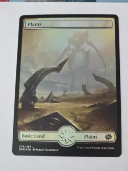 MTG - Foil Full Art Plains - Brother's War - Image 1
