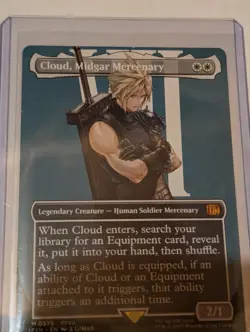 MTG Final Fantasy Cloud, Midgar Mercenary Mythic 0375 Borderless Non-Foil FFVII - Image 5