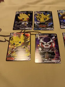 8 Pikachu Pokemon Card Holo GX VSTAR VMAX GX EX Cosplay Art - Image 2