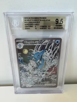 Pokemon Kingdra Ex 131 Shrouded Fable SIR Promo BGS Beckett 9.5 Gem Mint - Image 2