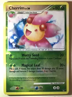 1x Cherrim - 6/17 - Cracked Ice Reverse Holo Moderately Played Pokemon POP Serie - Image 1