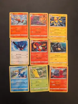 2020 Pokemon Sword &Shield/Vivid Voltage 9 Card Lot - Image 1