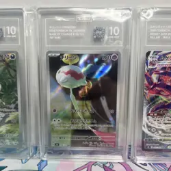 TAG Gem Mint 10 Graded Pokemon Card Lot | Japanese Nidoking AR, Fezandipiti, Etc - Image 5