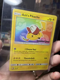 Ash’s Pikachu “I Choose You” Pokemon Movie Promo Card SM108 NM/Mint TCG Nintendo - Image 1