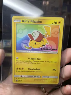 Ash’s Pikachu “I Choose You” Pokemon Movie Promo Card SM108 NM/Mint TCG Nintendo - Image 2