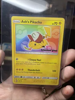 Ash’s Pikachu “I Choose You” Pokemon Movie Promo Card SM108 NM/Mint TCG Nintendo - Image 3
