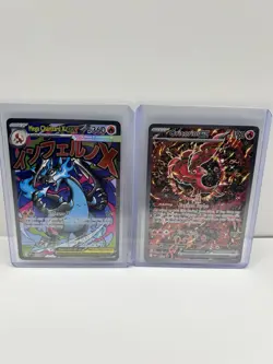 Mega Charizard X ex + Oricorio ex Pokemon Phantasmal Flames UPC Promo 023 & 024 - Image 1