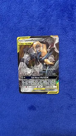 Pokemon TCG Lucario & Melmetal 120/214 GX Tag Team Sun & Moon - Image 1