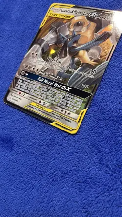 Pokemon TCG Lucario & Melmetal 120/214 GX Tag Team Sun & Moon - Image 3