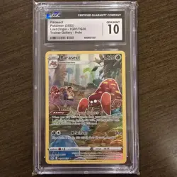 Parasect - CGC 10 Gem Mint - 2022 Lost Origin Pokemon Trainer Gallery Holo - Image 1