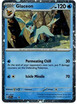 Pokemon - Scarlet & Violet Promo COSMOS HOLO Glaceon SVP 171 NM - Image 1