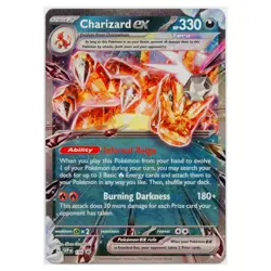 2024 Pokemon Charmander Charmeleon Charizard EX SV Black Star Promo Set of 3 NM - Image 4