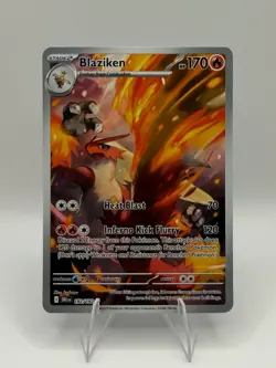 Blaziken 192/182 Scarlet & Violet: Destined Rivals Holo - Near Mint NM/MT - Image 1