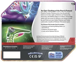 POKEMON TCG: Paradox Clash TIN: Walking Wake EX - Brand New Sealed IN HAND - Image 2