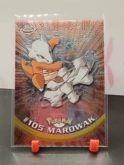 2000 Pokemon Game Topps Chrome Marowak TV Rare Base Set Series 2 - Image 1