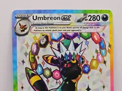 Pokemon Umbreon ex SVP 176 Premium Figure Collection Black Star Promo - Image 2