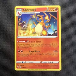 Pokemon Charizard 025/185 Vivid Voltage Regular Rare Non Holo NM - Image 1