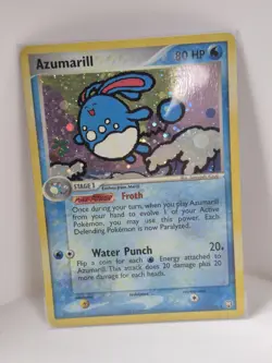 Pokemon TCG Azumarill Holo Rare 1/109 Team Rockets Return 2004 Lp/nm - Image 1