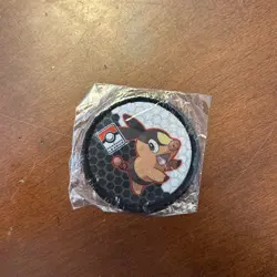 Tepig Season Black & White Pokemon League Promo Heat-Seal/Iron-On Patch New* - Image 1