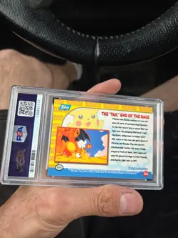 1999 Topps Pokemon First Movie Tail End Of The Race PSA 8 - Image 3