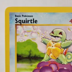 Squirtle 63/102 Pokemon TCG Base Set Shadowless NM Vintage 1999 - Image 2