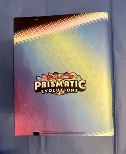 Pokemon Prismatic Evolutions Eevee Binder Collection **BINDER ONLY** NEW 2025 - Image 2